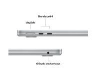 APPLE MacBook Air M4/16GB/512/Mac OS Srebrny 10R GPU US 36msc MW0X3ZE/A/US - CTO [Z1CU00063] - 1324222 - zdjęcie 7